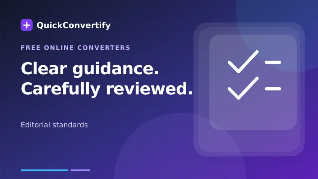 Clear and carefully reviewed converter guidance