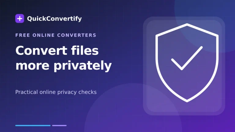 Practical privacy checks for online file conversion